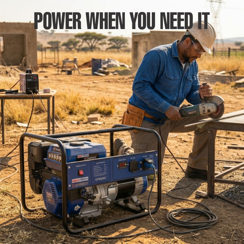 GENTECH POWER 6.5 kVA TRADESMAN SERIES PETROL GENERATOR - Image 4