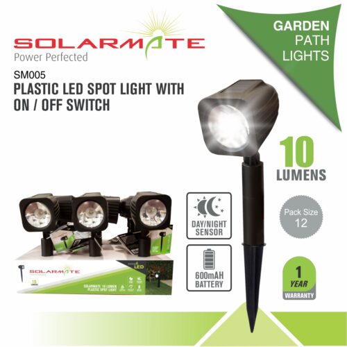 SOLARMATE PLASTIC SPOT LIGHT