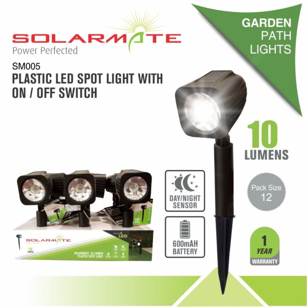 SOLARMATE PLASTIC SPOT LIGHT