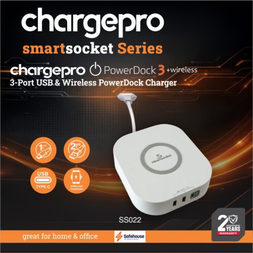 CHARGEPRO SMARTSOCKET SERIES 4-PORT POWERDOCK CHARGER