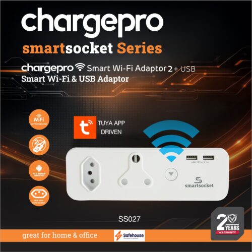 CHARGEPRO SMARTSOCKET SERIES CHARGEPRO SMART WI-FI ADAPTOR2+USB