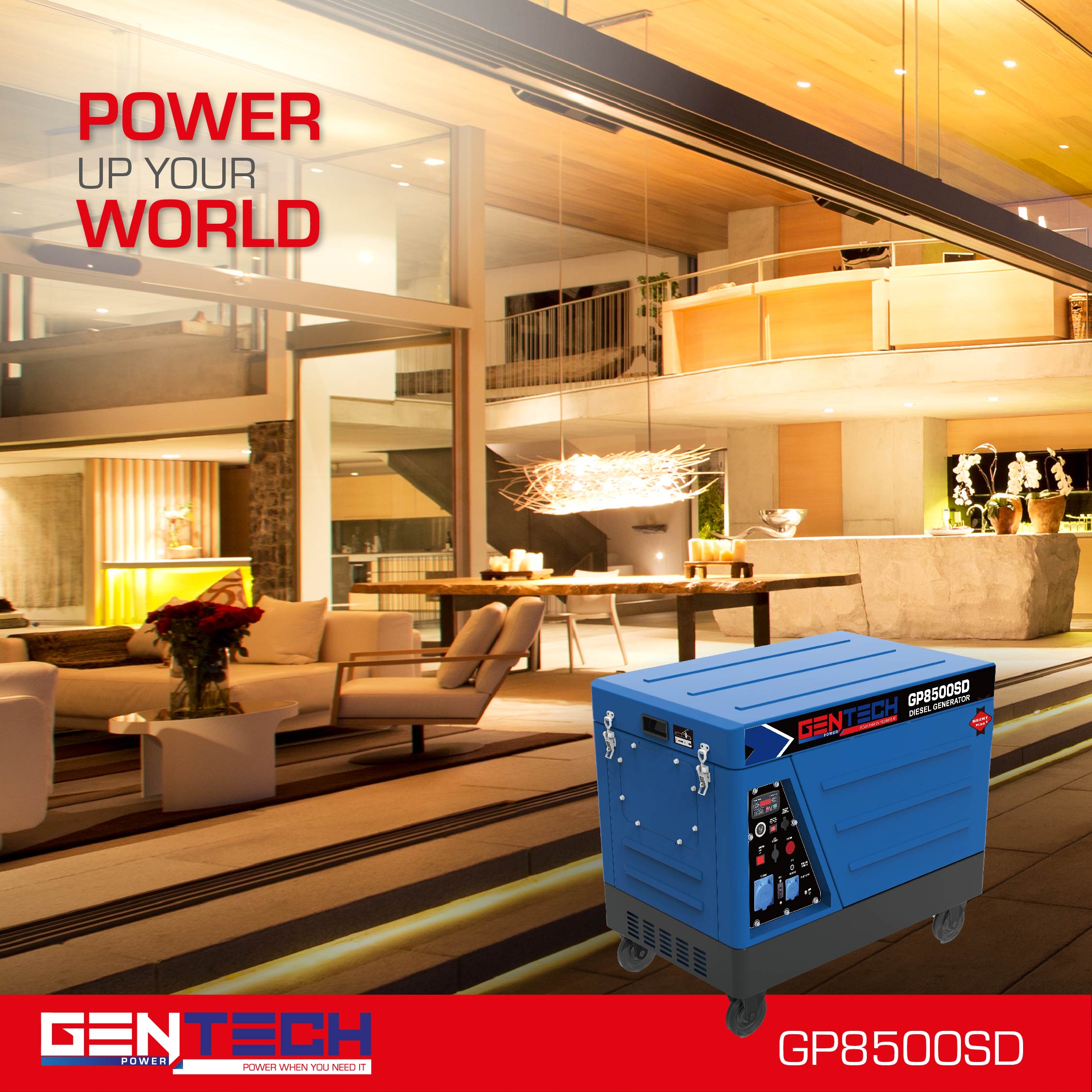 Power Up Your World with the GP8500D Generator: Unleashing Reliability and Versatility 