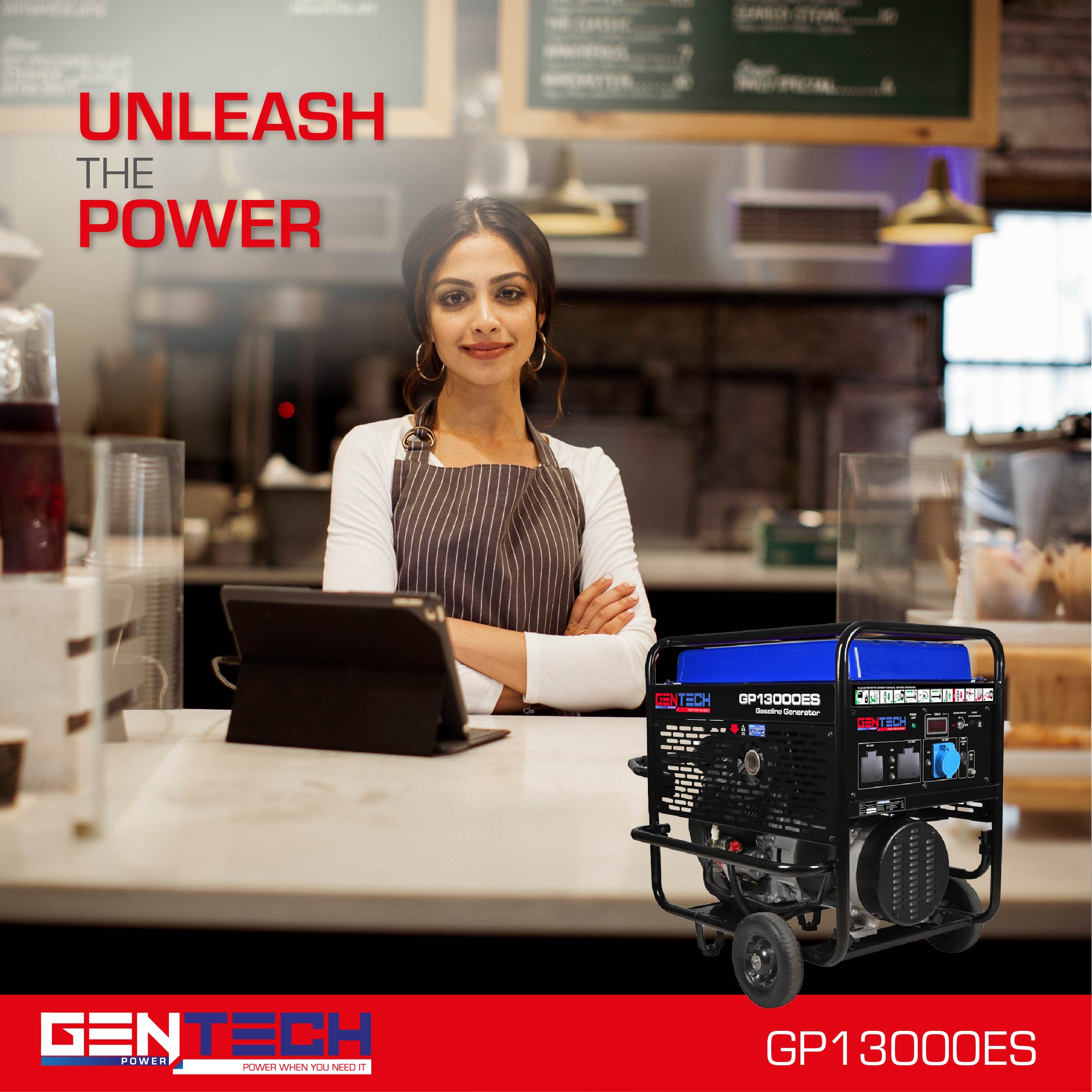 Unleash the Power of the Gentech GP13000ES Generator: A Must-Have for Uninterrupted Energy