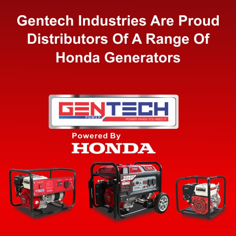 Gentech Industries Are Proud Distributors Of A Range Of Honda Generators