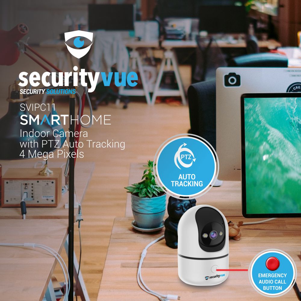 SECURITYVUE SMARTHOME INDOOR CAMERA WITH PTZ AUTO TRACKING 3 MEGA PIXELS - Image 3