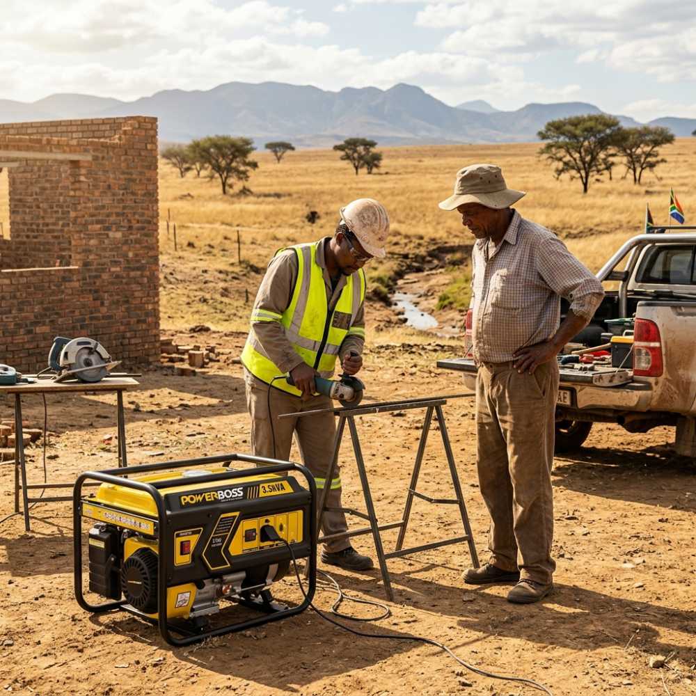 POWERBOSS 3 kVA RECOIL START PETROL GENERATOR - Image 4