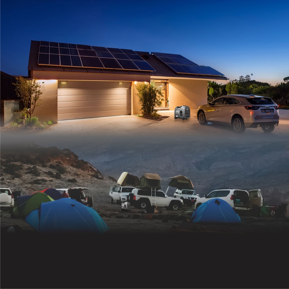 GENTECH POWER 3500 WATT DIGITAL PURE SINE WAVE INVERTER GENERATOR WITH 2 WIRE AUTO START - Image 5