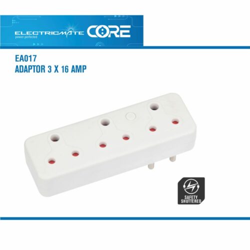 ELECTRICMATE CORE ADAPTOR 3 X 16 AMP