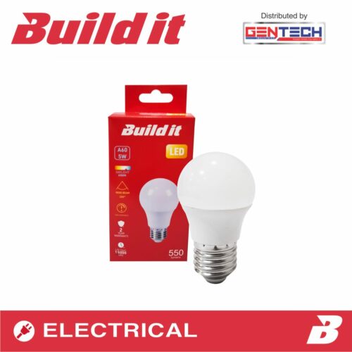 BUILD IT LED A60 5W 550LM E27 DAYLIGHT