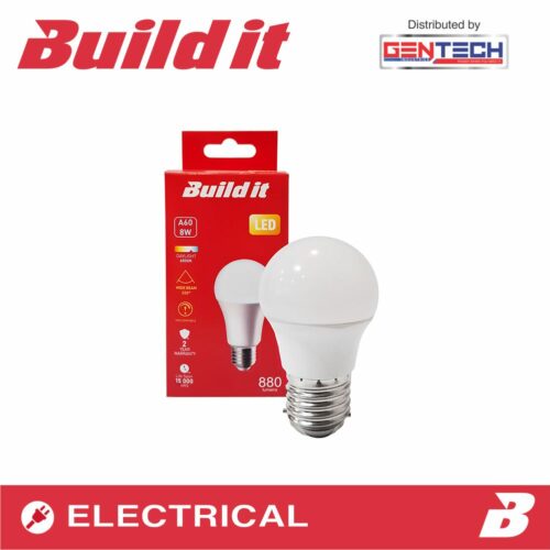 BUILD IT LED A60 8W 880LM E27 DAYLIGHT