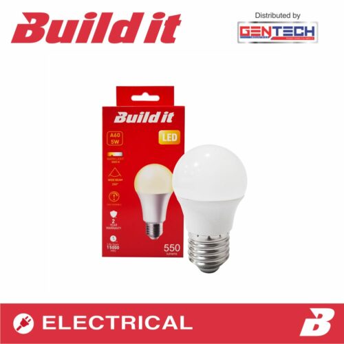 BUILD IT LED A60 5W 550LM E27 WARM WHITE