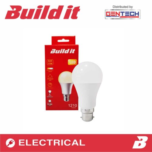 BUILD IT LED A60 11W 1210LM B22 WARM WHITE