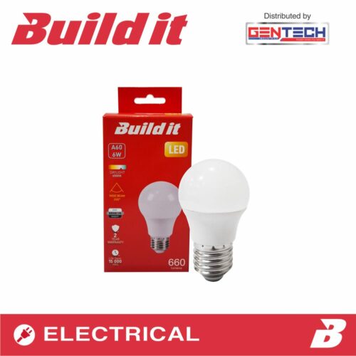 BUILD IT LED A60 6W 660LM DAY & NIGHT SENSOR E27 D/L