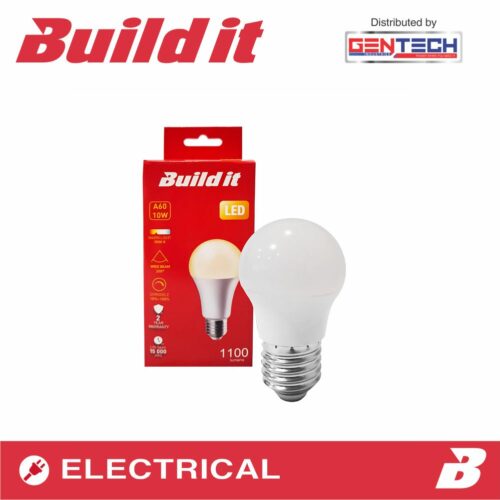BUILD IT LED A60 10W 1100LM E27 DIMMABLE WARM WHITE