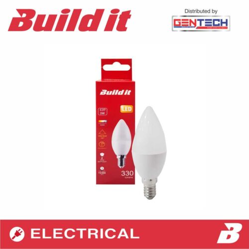 BUILD IT LED CANDLE 3W 330LM E14 COOL WHITE