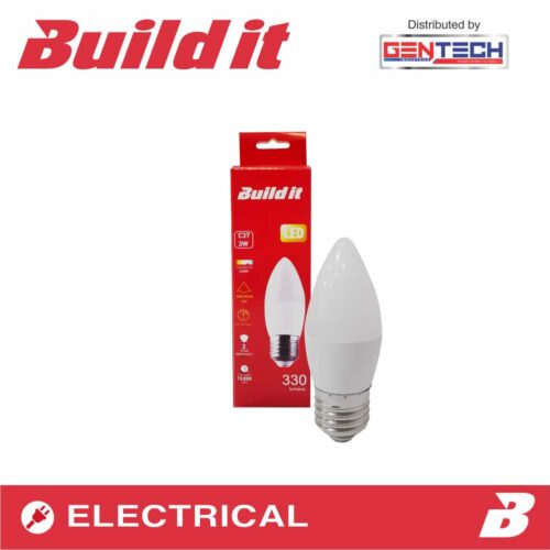 BUILD IT LED CANDLE 3W 330LM E27 COOL WHITE