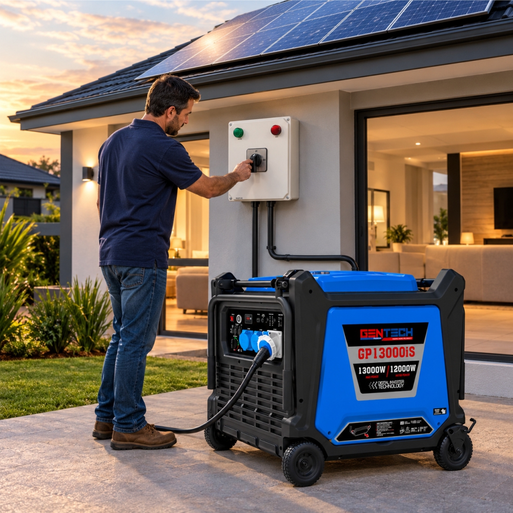 GENTECH POWER 13000 WATT DIGITAL PURE SINE WAVE INVERTER GENERATOR - Image 4