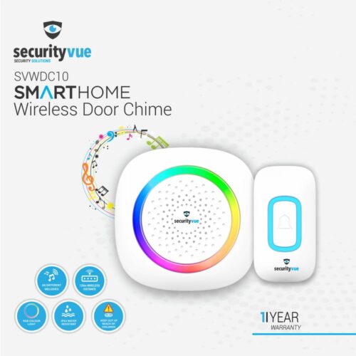 SECURITYVUE SMARTHOME WIRELESS DOOR CHIME WHITE